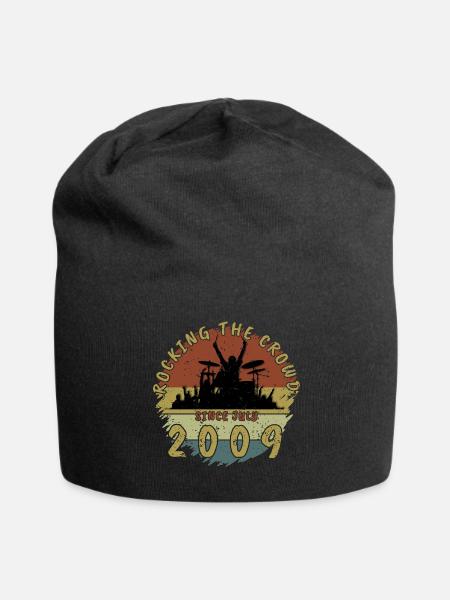 16th Birthday Rocking the crowd DRM 07/2009 - Jersey Beanie - black - Front