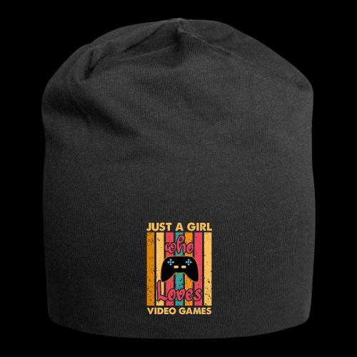Just A Girl Who Loves Video Games - Jersey Beanie