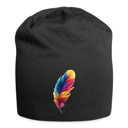 Rainbow Flight Feather - Jersey Beanie
