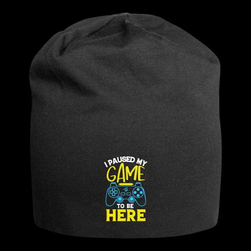 I Paused My Game For You - Jersey Beanie