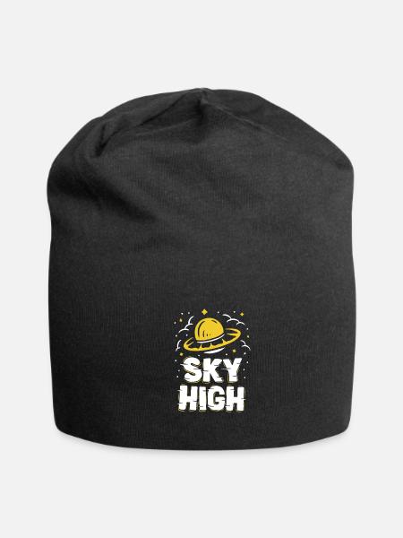 sky high - Jersey Beanie - black
