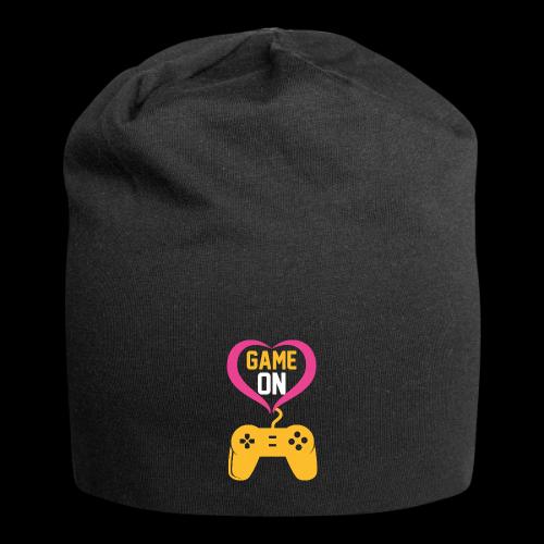 Game On! Pink Heart Controller - Jersey Beanie