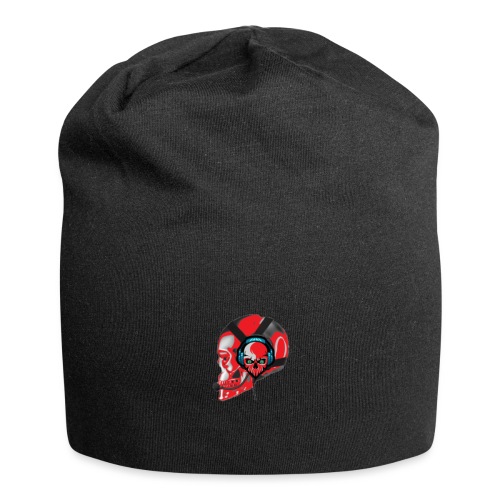 red head gaming logo no background transparent - Jersey Beanie