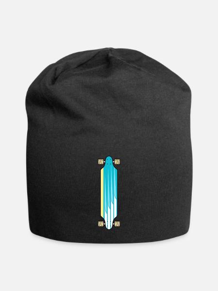 Longboard Summer Rollers - Jersey Beanie - black - Front