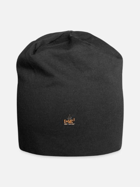 Energy Milk Coffee Lovers Caffeine Drinkers Gifts - Jersey Beanie - black - Front