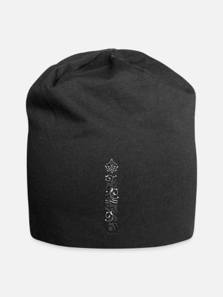 tattoo sleeve abstract - Jersey Beanie - black - Front