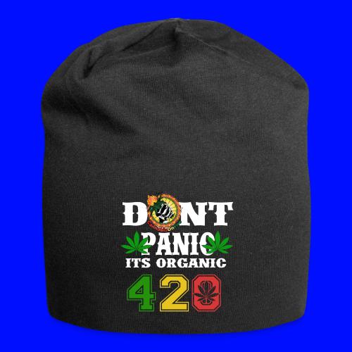 Joking 420 Organic Smoke Weed Marijuana Design - Jersey Beanie