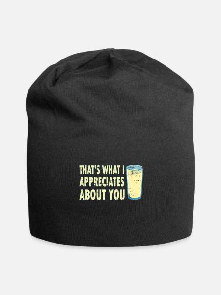 That's What I Appreciates About You funny vintage - Jersey Beanie - black
