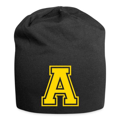 Letter A – Capital Athletic Alphabet Monogram - Jersey Beanie