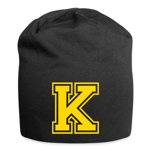 Letter k – Capital Athletic Alphabet Monogram - Jersey Beanie