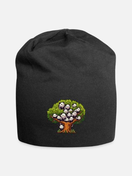 Opossums Tree - Jersey Beanie - black - Front