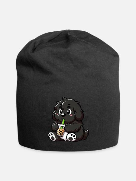 Newfoundland Bubble Funny Premium - Jersey Beanie - black - Front