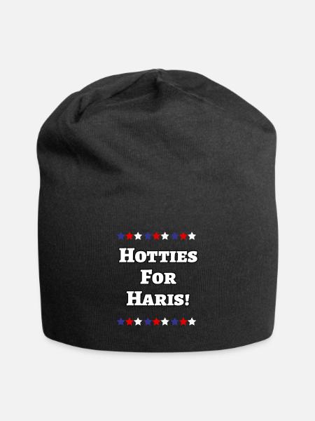 Hotties for Harris! - Jersey Beanie - black - Front