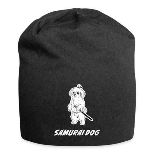 Samurai Maltese Katana Warrior Dog Tee - Jersey Beanie