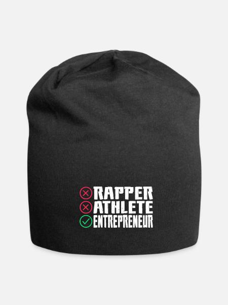 Rapper Athlete Entrepreneur 34 - Jersey Beanie - black - Front