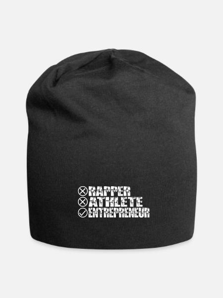 Rapper Athlete Entrepreneur 30 - Jersey Beanie - black - Front