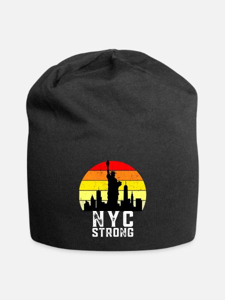 Nyc strong New York City - Jersey Beanie - black - Front