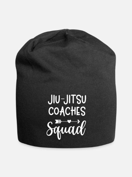 Jiu Jitsu Coach Squad Design - Jersey Beanie - black