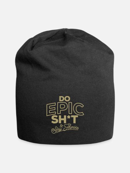 Do Epic Sh*t - Jersey Beanie - black