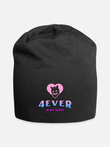 4EVER IN MY HEART - Jersey Beanie - black