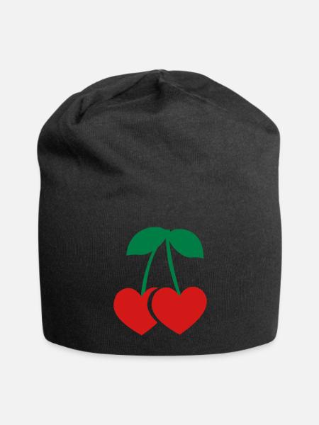 Cherry - Jersey Beanie - black - Front