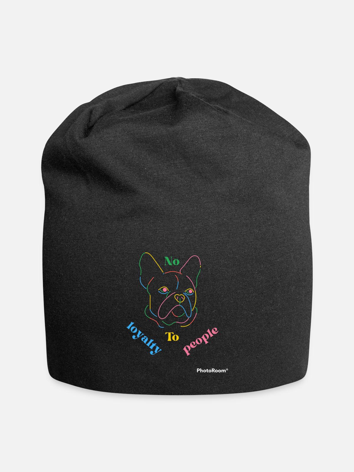 No loyalty to people - Jersey Beanie - black - Front