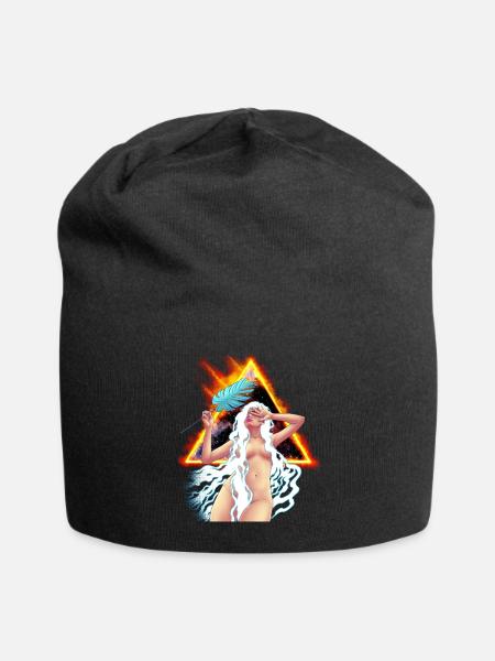Divine Feminine - Jersey Beanie - black - Front