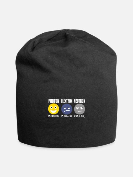 Proton Electron Neutron - Jersey Beanie - black - Front