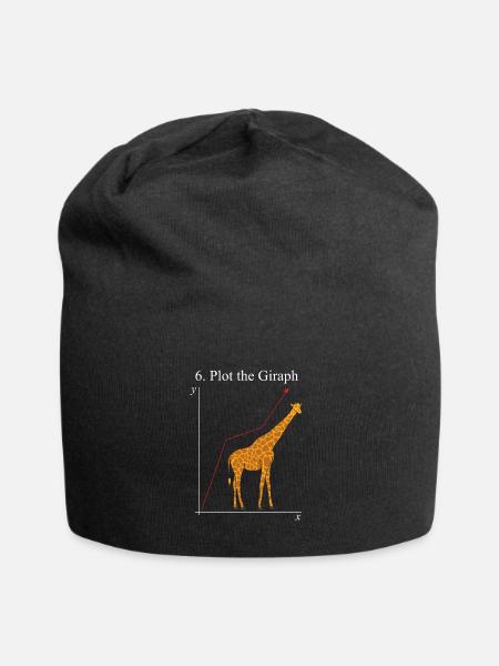 Funny Math Teacher Shirt Math Geek Gift - Jersey Beanie - black - Front
