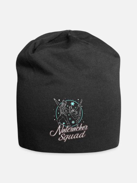 Nutcracker Squad Ballet dancer ballerina gift - Jersey Beanie - black - Front
