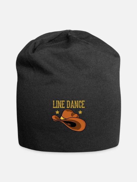 Line Dancing Dance - Jersey Beanie - black