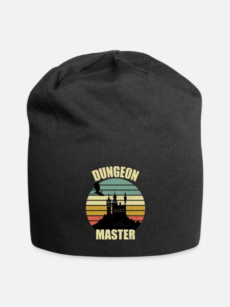 Dungeon Master - Bez I'm DM Smiles Retro Dragon - Jersey Beanie - black