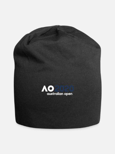 Australian Open Logo - Jersey Beanie - black - Front