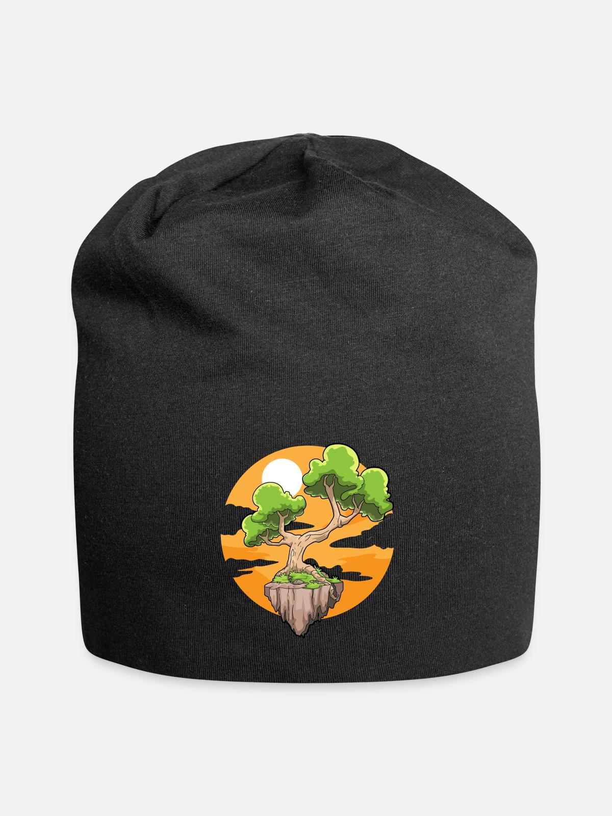 Bonsai - Jersey Beanie - black - Front