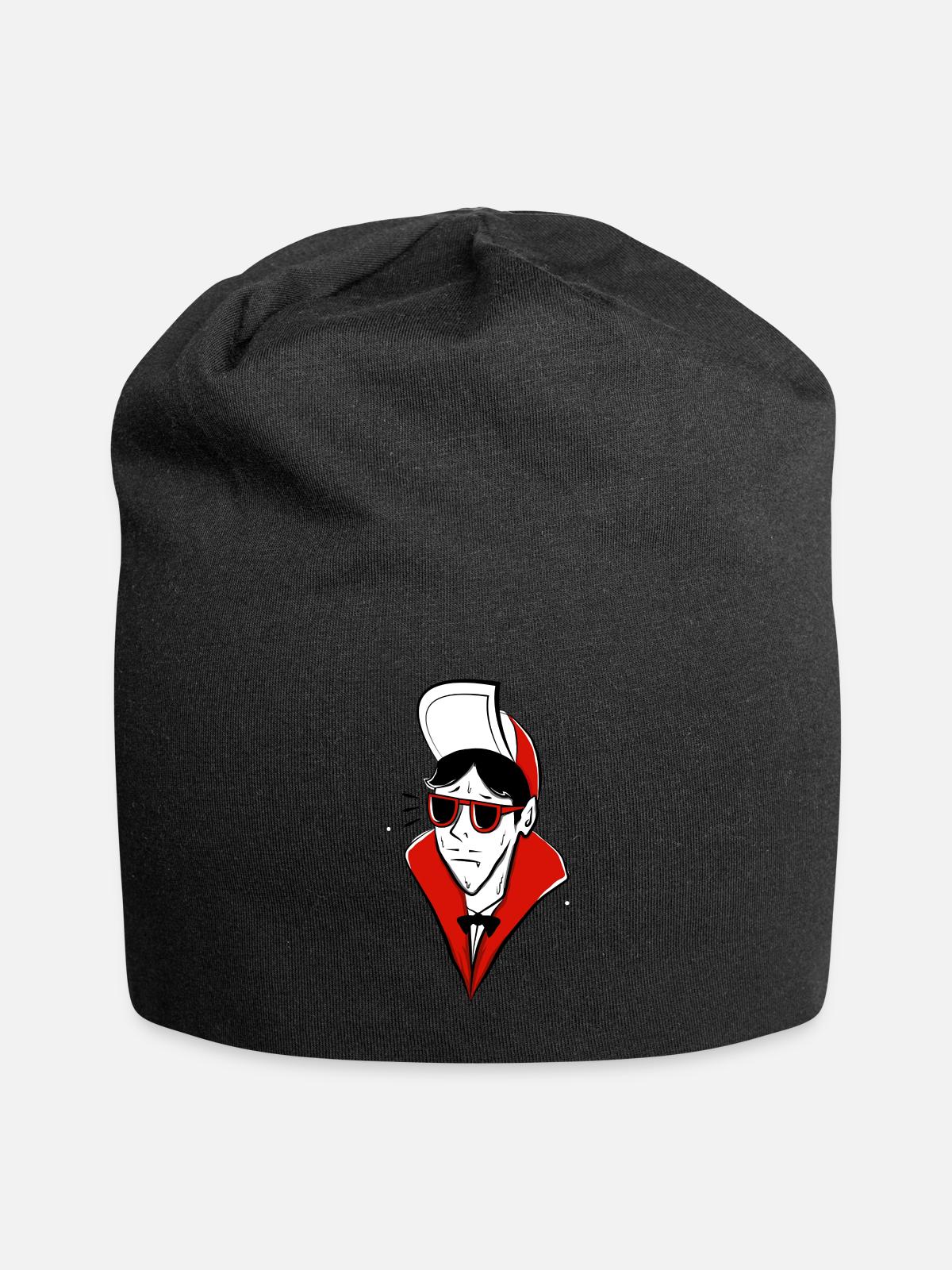 Count Drac - Jersey Beanie - black - Front
