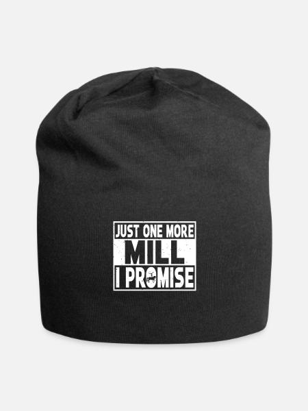 Just One More Mill I Promise Horseback Vaulting - Jersey Beanie - black - Front