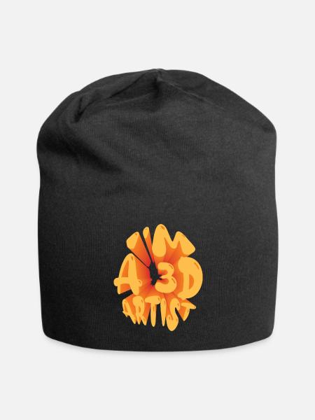 I'M A 3D ARTIST - Jersey Beanie - black