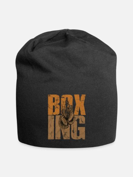 Boxing Gloves Vintage - Jersey Beanie - black