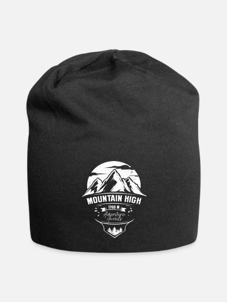 Mountain High Mountains - Jersey Beanie - black