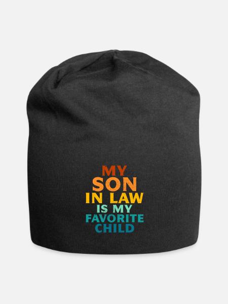 My Son In Law Is My Favorite Child - Jersey Beanie - black