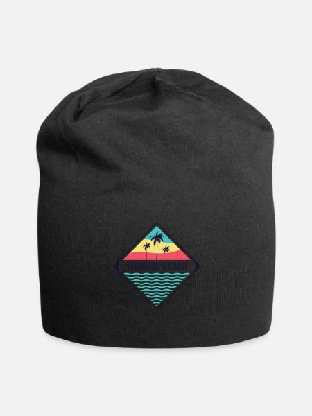 Virginia Beach vibes 80s - Jersey Beanie - black - Front