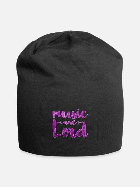 Music and Lord Church Vocalist Soprana - Jersey Beanie - black