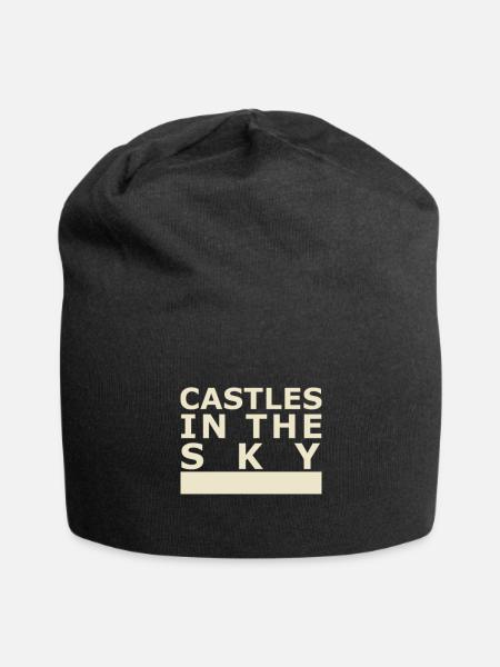 castles in the sky - Jersey Beanie - black - Front