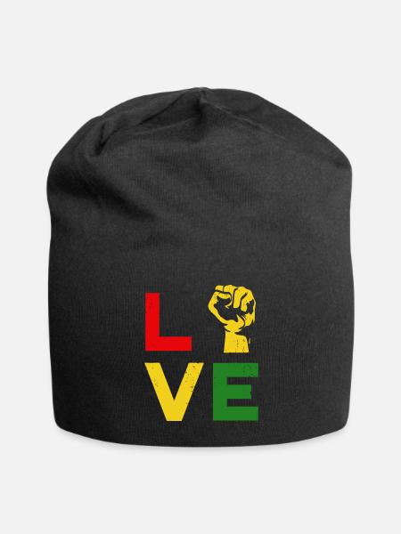 Love - Jersey Beanie - black
