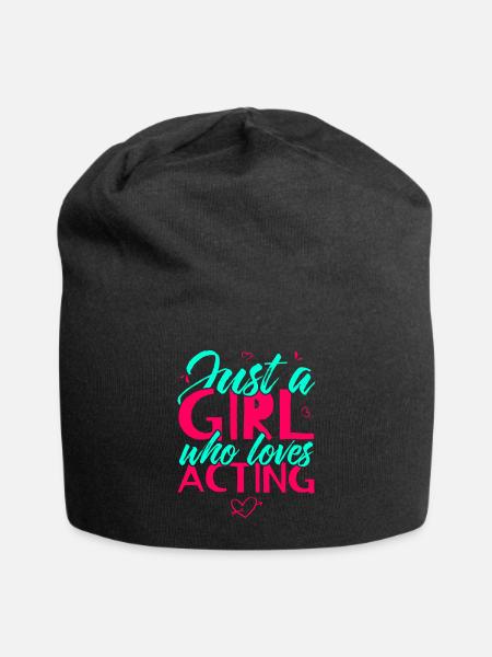 Acting Actor Actress Theater Drama Stage Broadway - Jersey Beanie - black