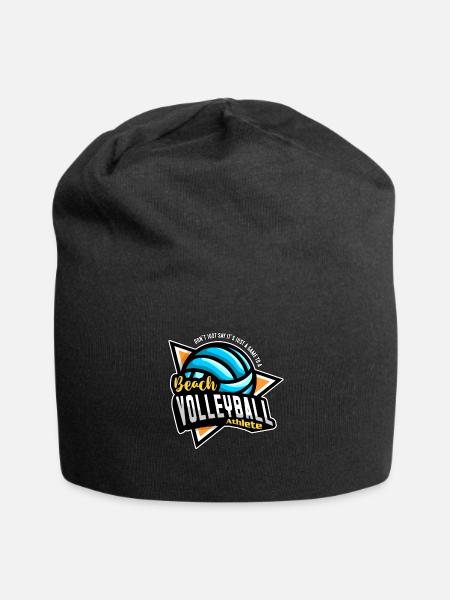 Beach Volleyball Don't Just Say It's Beach Holiday - Jersey Beanie - black - Front
