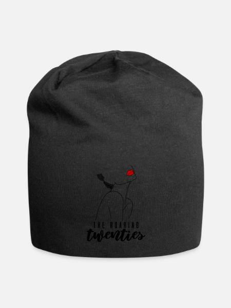 The Magnificent Roaring 20's Charleston Dance Gift - Jersey Beanie - black - Front