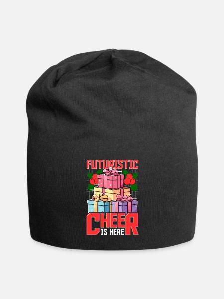 Futuristic cheer is here - Jersey Beanie - black - Front