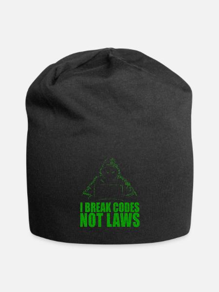 Ethical Hacker Cybersecurity Expertise - Jersey Beanie - black - Front