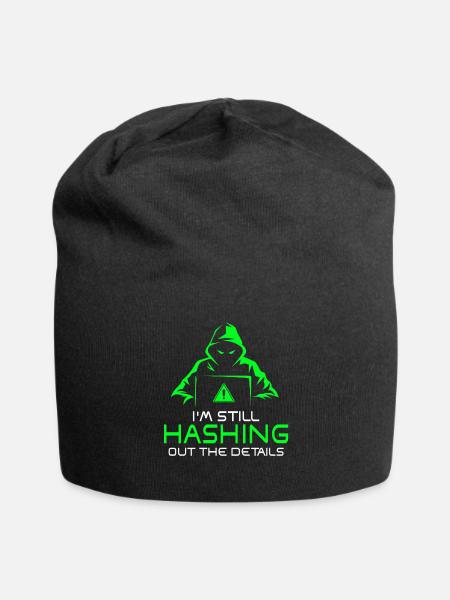Ethical Hacker Cybersecurity Expertise - Jersey Beanie - black - Front